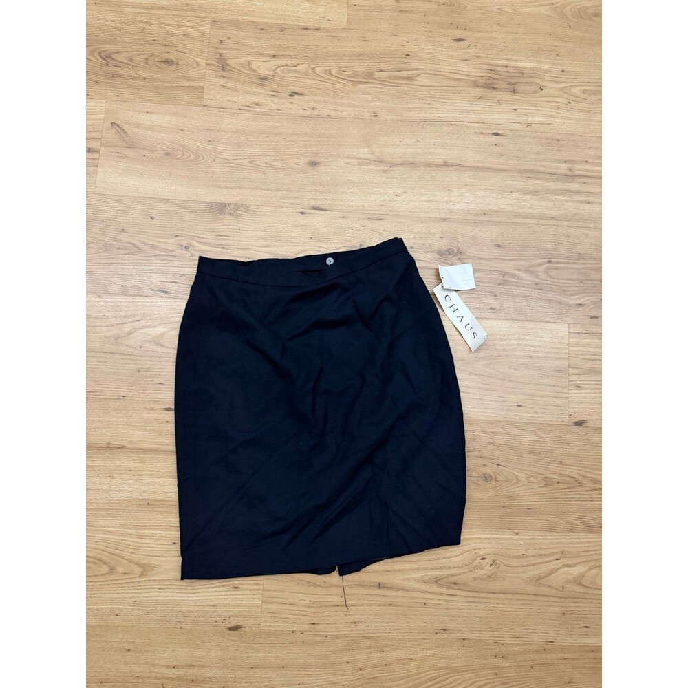 Chaus Black Pencil Skirt Size 16